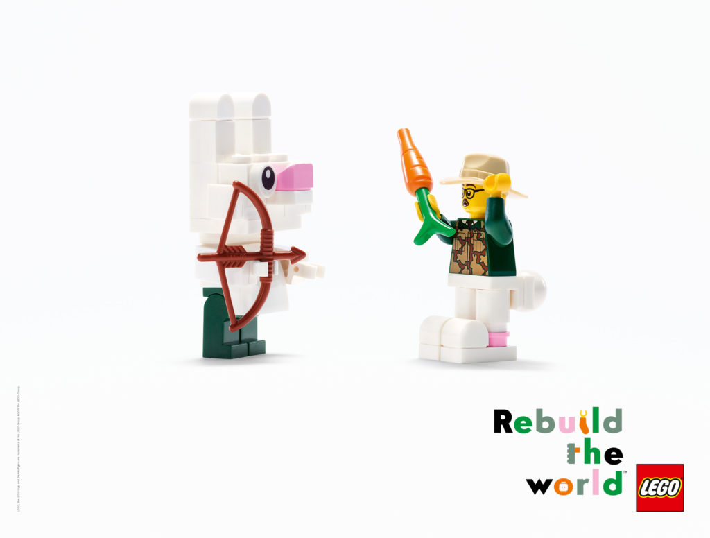 Affichage de la campagne LEGO