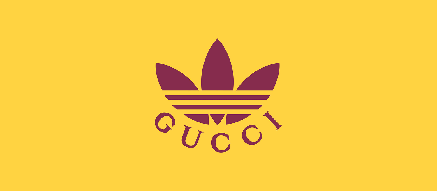 Logo collaboration Adidas X Gucci