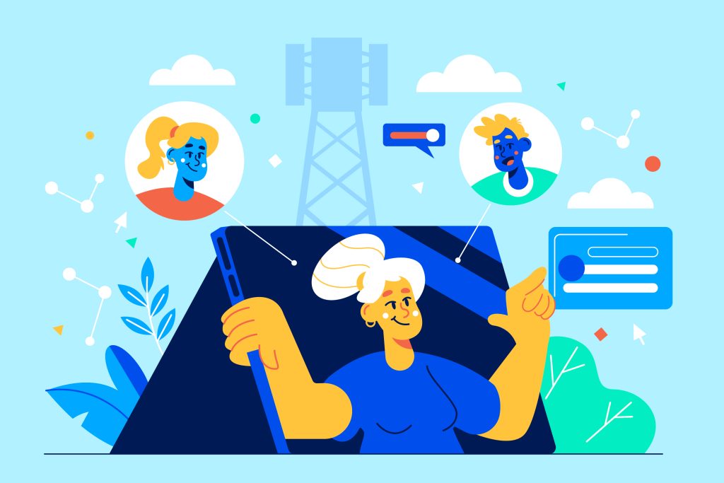 Illustration de la globalisation/ communication interculturelle
