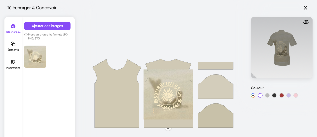 Mockup réalisé avec Pacadora