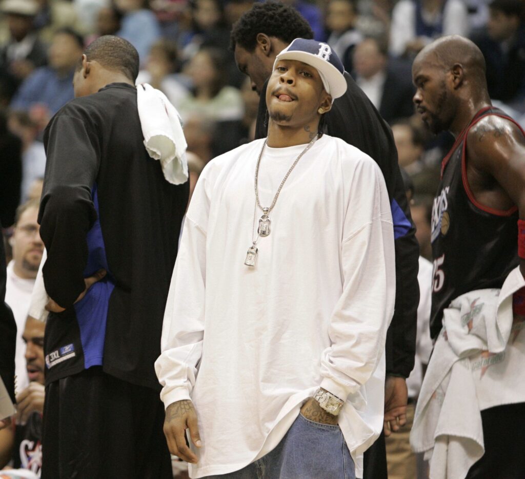 Allan Iverson pendant un match NBA