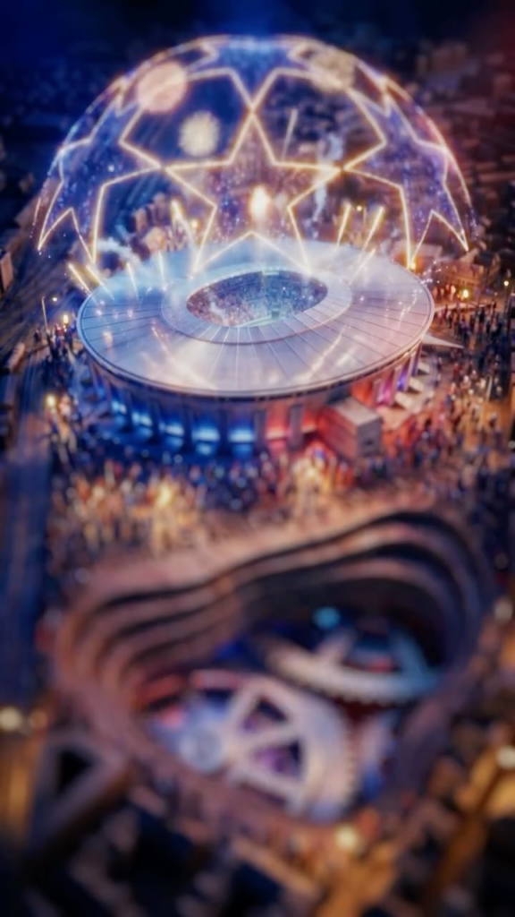Capture du clip façon animé du PSG résumant sa saison 2025-2026 en Ligue des champions