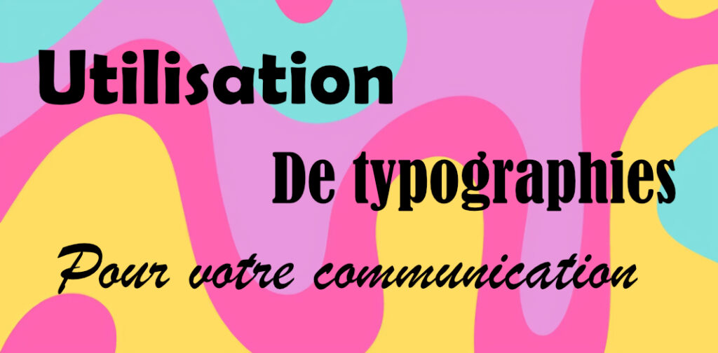 Exemple de typo sur un fond pour montré la variété.